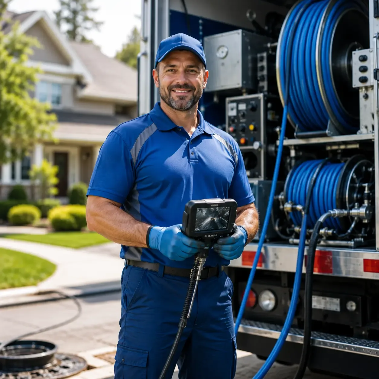 Local outdoor drain cleaning specialists in Republic, MI